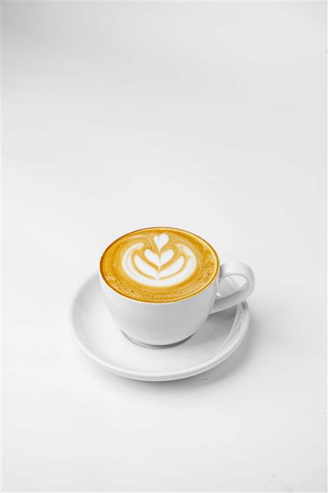 فلت وایت با شیر گیاهی